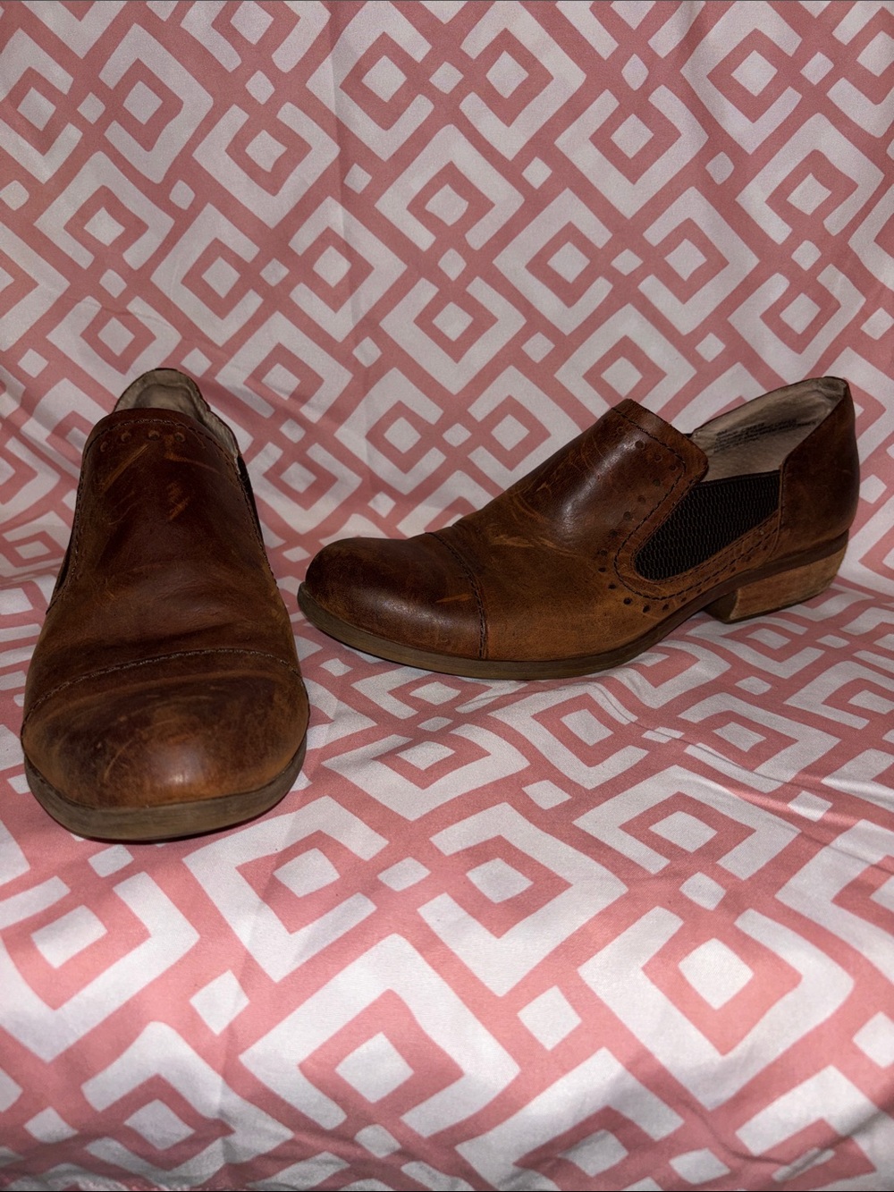 Korks Slip-On Womens Loafers Heels Size 8